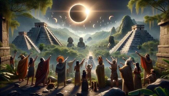 Что древние цивилизации думали о солнечных затмениях — самые интересные варианты. Фото.