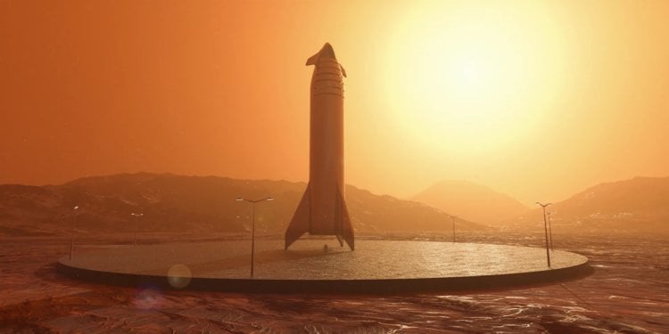 Elon Musk ønsker at sende en million mennesker til Mars - de vil aldrig vende tilbage til Jorden. Menneskeheden kan flyve til Mars om et par år. Billede: Elon Musks konto på det sociale netværk X. Foto.