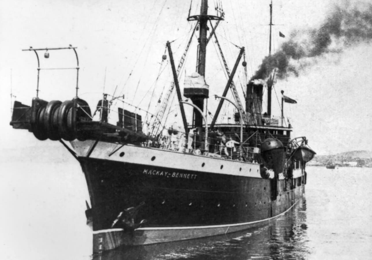 Как спасали пассажиров «Титаника». Спасательный корабль «Маккей-Беннетт». Источник фотографии: thesun.co.uk. Фото.