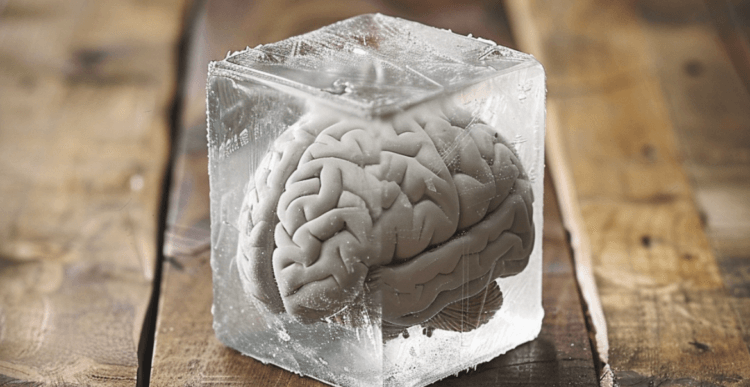 Мозг человека сохранил работоспособность после заморозки на полтора года. Ученые заморозили часть человеческого мозга на полтора года, после чего он восстановил свою работоспособность. Фото.