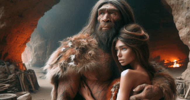 Когда впервые современные люди стали создавать семьи с неандертальцами. Фото.