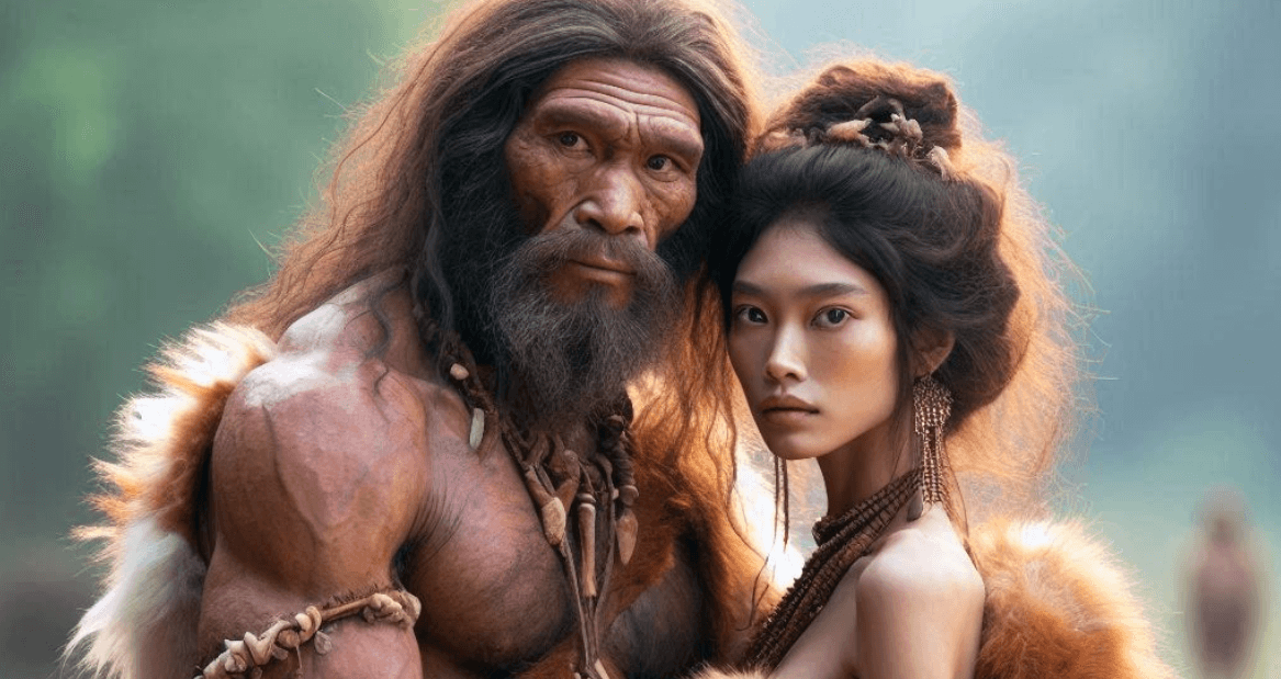 Люди избавились от многих генов неандертальцев. По одной из версий, неандертальцы вымерли от любви к женщинам Homo Sapiens. Фото.