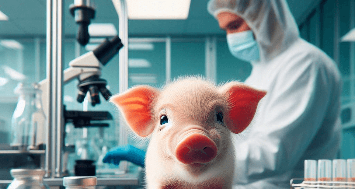 Почему умер первый пациент со свиной почкой. Для трансплантации органов используют специальных, генно-модифицированных свиней. Фото.