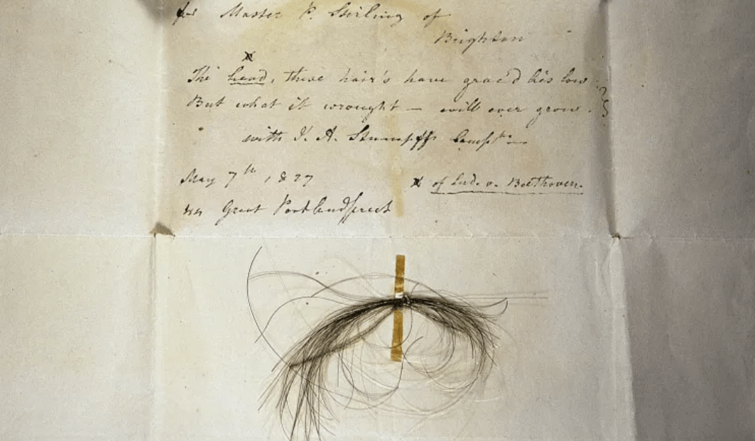 Бетховен был отравлен? Ученые исследовали прядь волос Бетховена. Источник фото: www.forbes.ru[/caption. Фото.