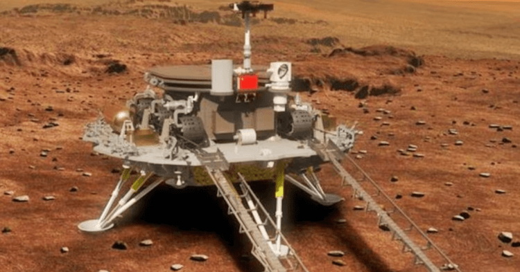 Why did China send a secret lunar rover to the Moon. In 2021, China did not report the presence of selfie cameras on board the Zhurong. Photo source: business-standard.com. Photo.