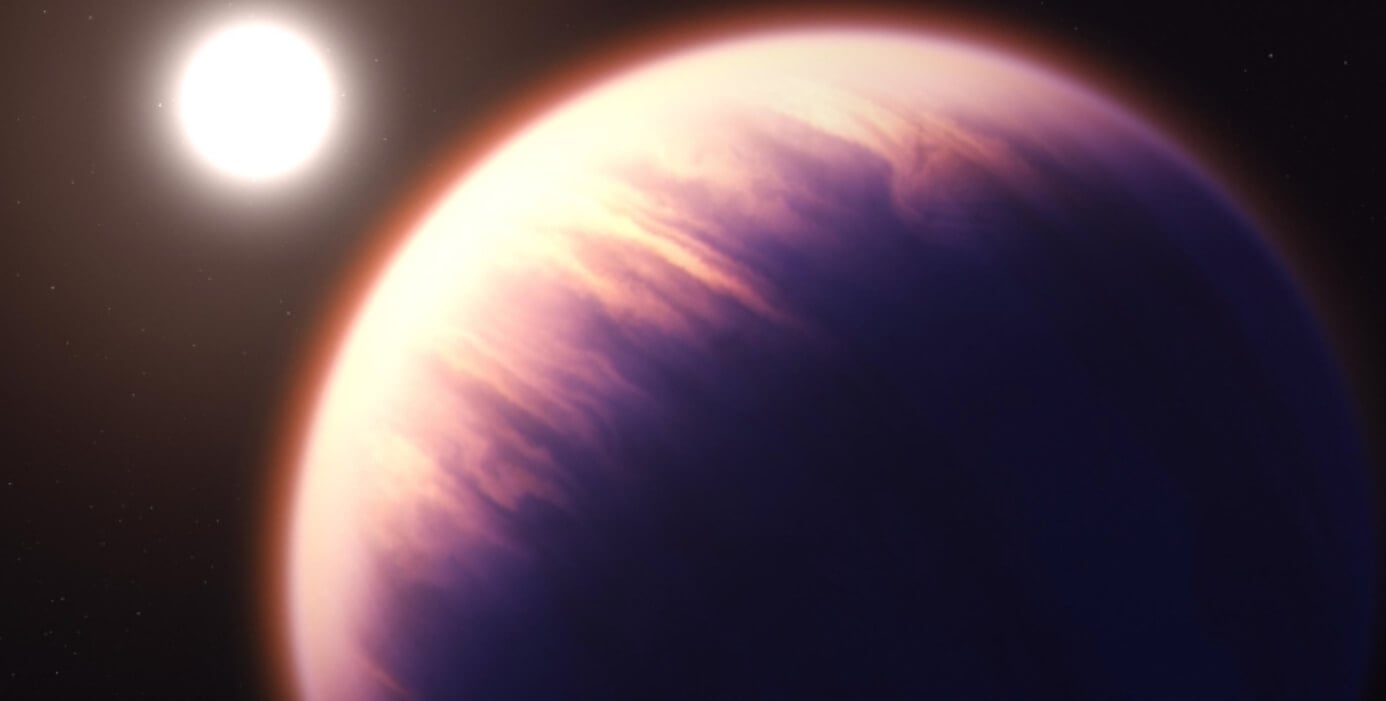 Астрономы открыли новую планету, похожую на сахарную вату. Экзопланета WASP-193 b в представлении художника. Источник изображения: sciencealert.com. Фото.