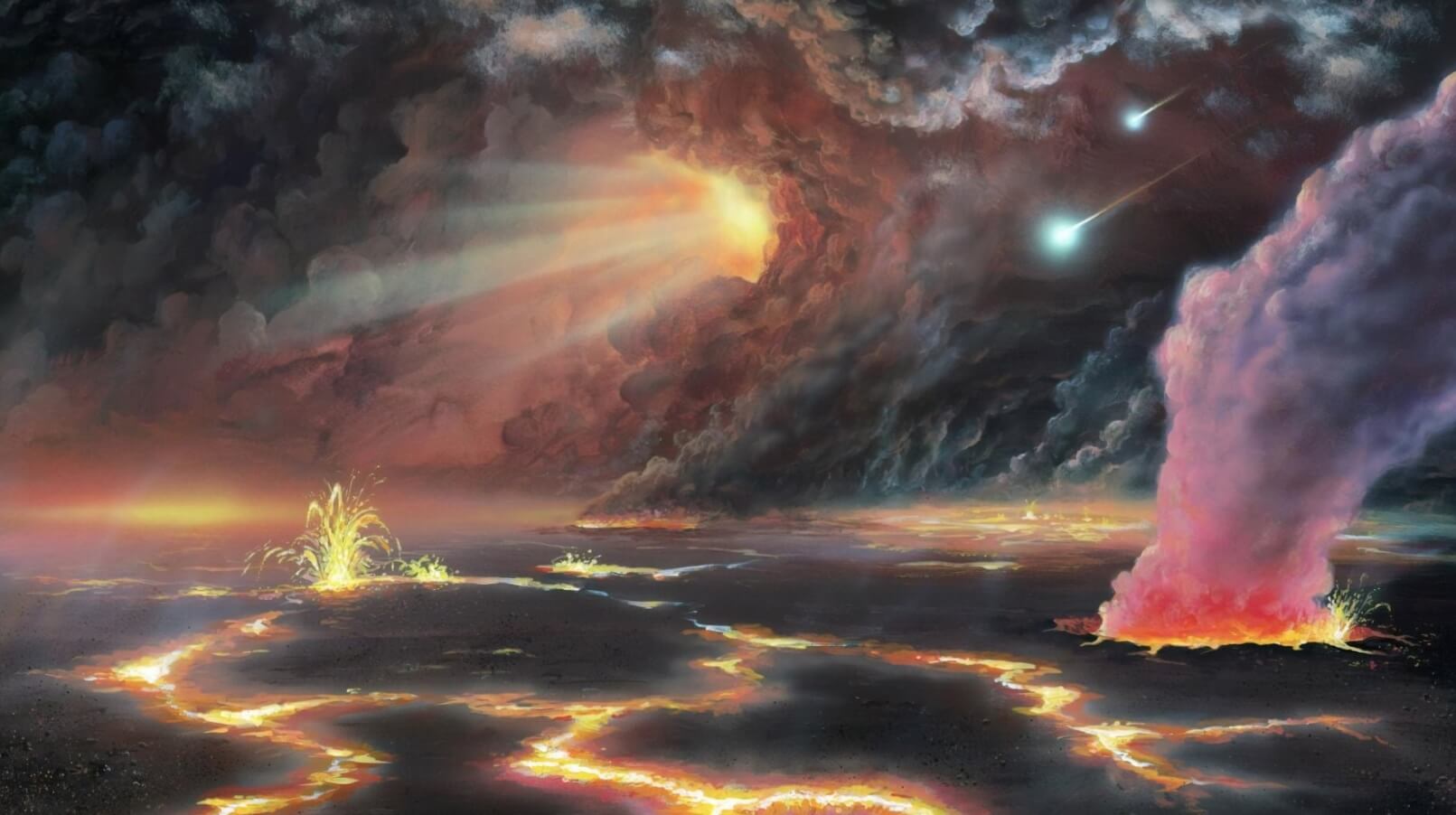 Что нужно для возникновения огня. Миллиарды лет назад на Земле было горячо, но настоящего огня не существовало. Источник изображения: sciencephoto.com. Фото.