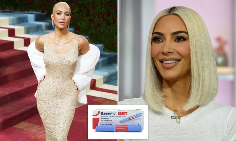 Is it impossible to lose weight forever? Kim Kardashian does not hide the fact that she is losing weight on Ochempik. Image: i.dailymail.co.uk. Photo.
