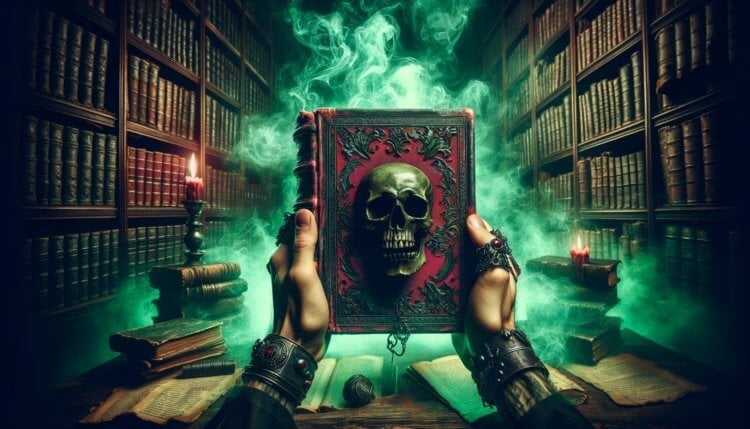 Böcker med gröna och röda pärmar tas bort från bibliotek runt om i världen - de är giftiga. Gamla böcker med gröna och röda pärmar har släppt ut giftiga ämnen i luften i hundratals år. Foto.