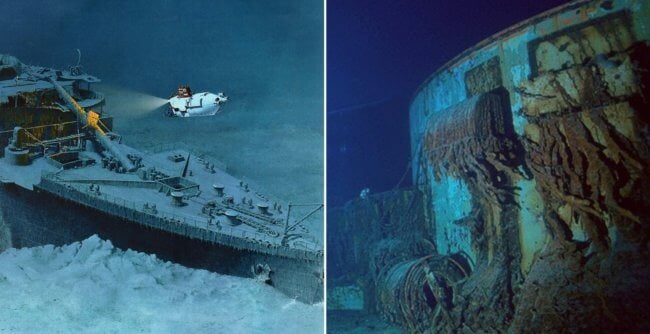 Миллиардеры снова хотят погрузиться к Титанику, где год назад погибли туристы. Фото.