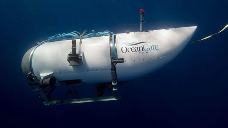 Подводный аппарат «Титан». Подводный аппарат «Титан» от OceanGate. Источник изображения: 5-tv.ru. Фото.