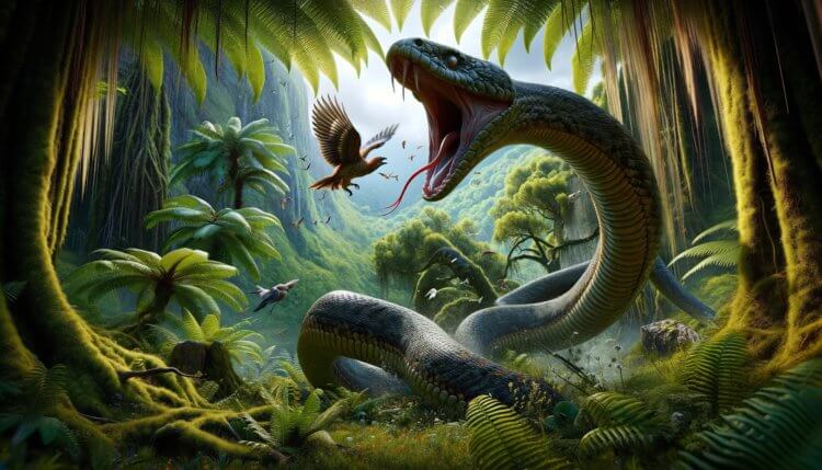 В древней Индии жили 15-метровые змеи — они могли быть самыми большими в истории. Судя по находкам палеонтологов, в древности на Земле было много огромных змей. Фото.