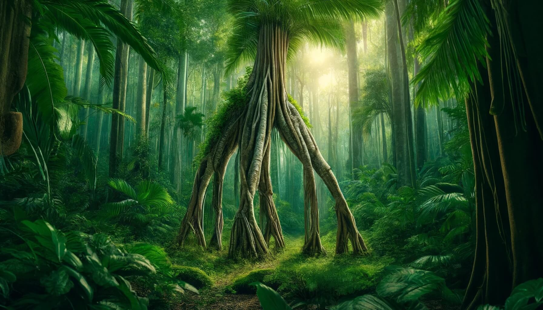 В тропиках растут ходячие деревья, которые преодолевают по 20 метров в год