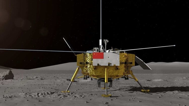Китай добыл образцы грунта с обратной стороны Луны. Китайский космический аппарат «Чанъэ-4». Источник: caixinglobal.com. Фото.
