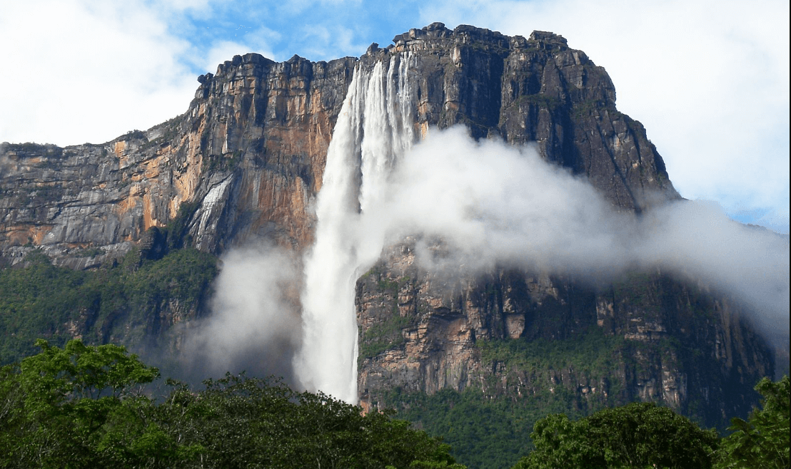 Неизвестная ранее культура в Южной Америке. Анхель — самый высокий водопад в мире в Венесуэле. Источник фото: vodopads.ru. Фото.