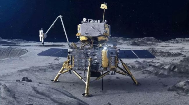 Китайские ученые нашли вещество, меняющее наше представление о Луне. Фото.