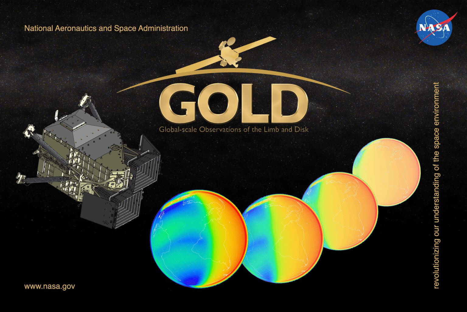 Миссия NASA «GOLD». Космический аппарат NASA «GOLD». Изображение: science.nasa.gov. Фото.