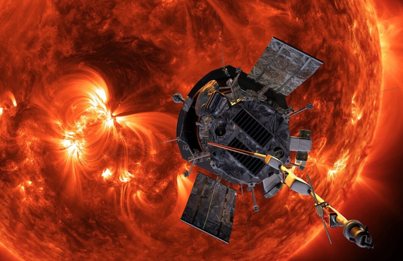 Космическая миссия «Паркер». Благодаря зонду «Паркер» мы узнаем много интересного о Солнце. Источник: space.com. Фото.
