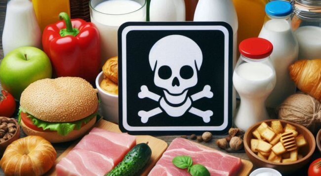 Какие продукты чаще всего приводят к смертельным отравлениям. Фото.