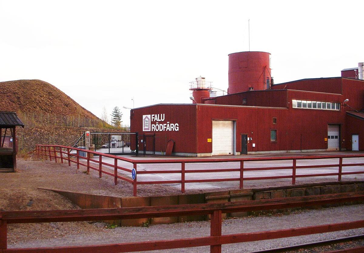 Фалу — медный цвет амбаров. Завод краски. Источник изображения: fjord.su. Фото.