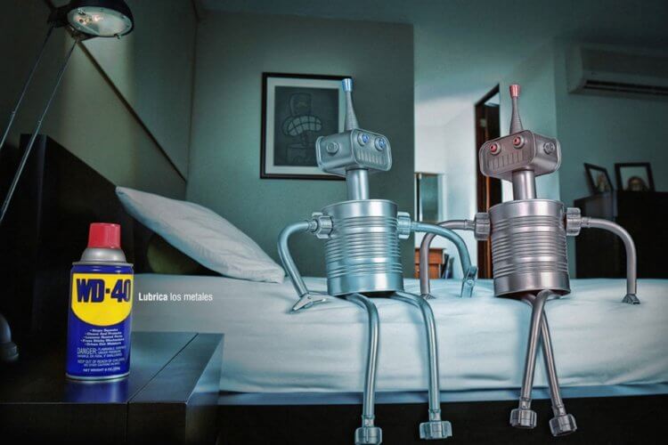 Секретный состав в WD-40. Немного креативной рекламы. Источник изображения: drive2.ru. Секретный состав в WD-40. Немного креативной рекламы. Источник изображения: drive2.ru. Фото.