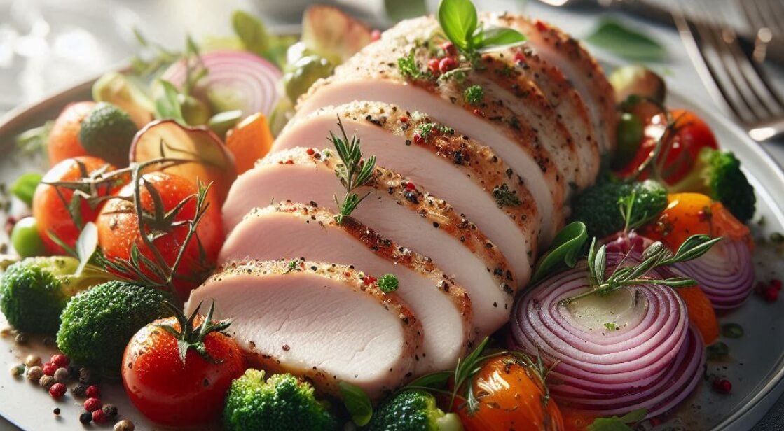 Сколько мяса можно есть без вреда для здоровья. Ученые рекомендуют есть белое мясо. Фото.