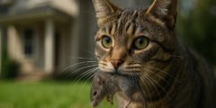 Почему кошки приносят домой мертвых животных. Фото.