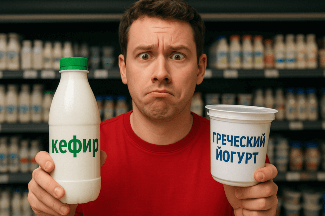 Йогурт против кефира: что на самом деле полезнее? Фото.
