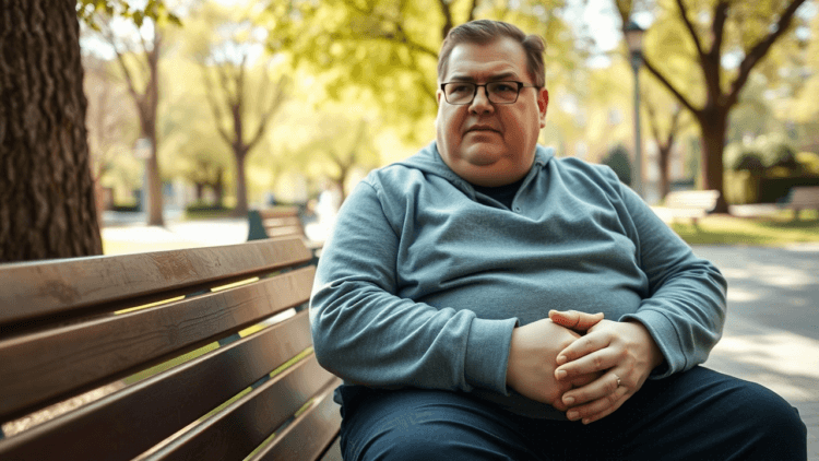 Почему происходит повреждение суставов. Одним из главных факторов повреждения коленей является ожирение. Фото.