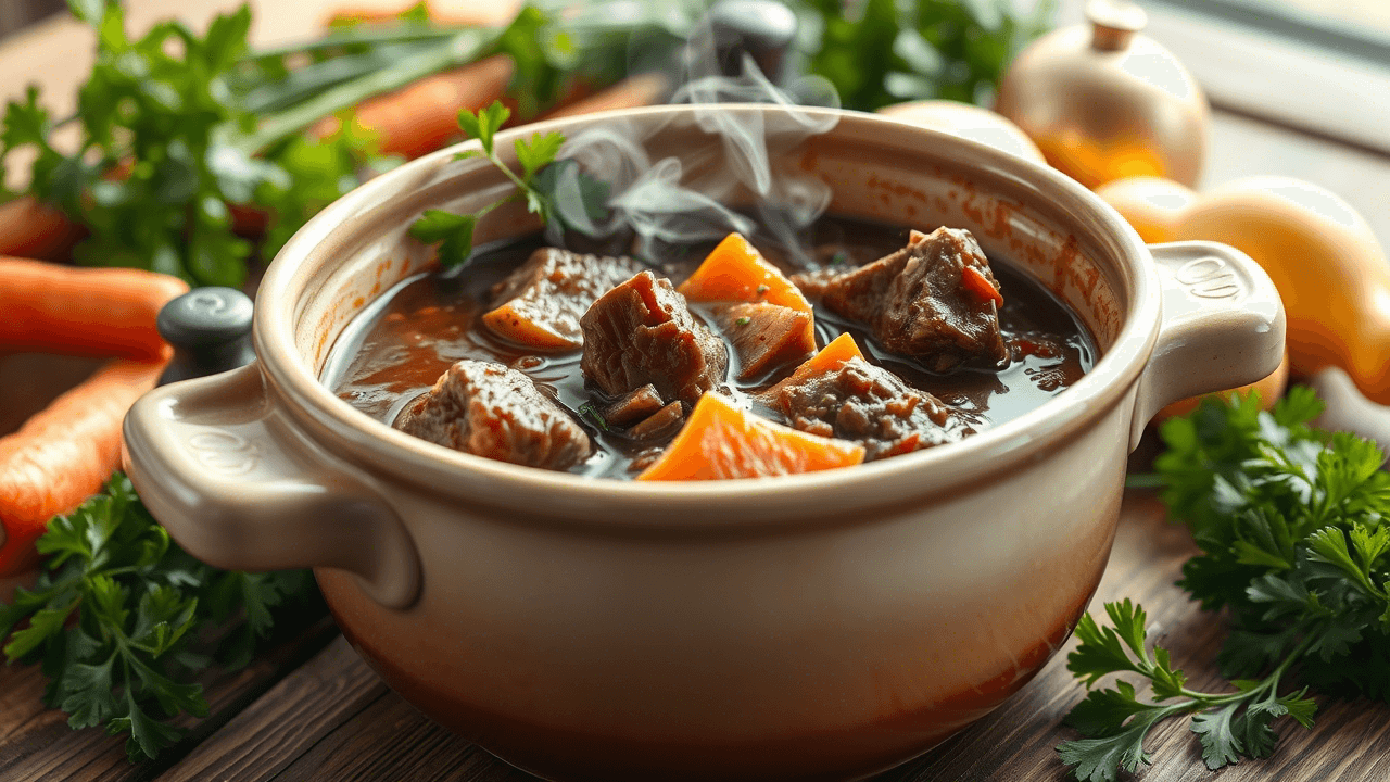 Тушеное мясо — одно из блюд, которое на следующий день может стать вкуснее. Фото.