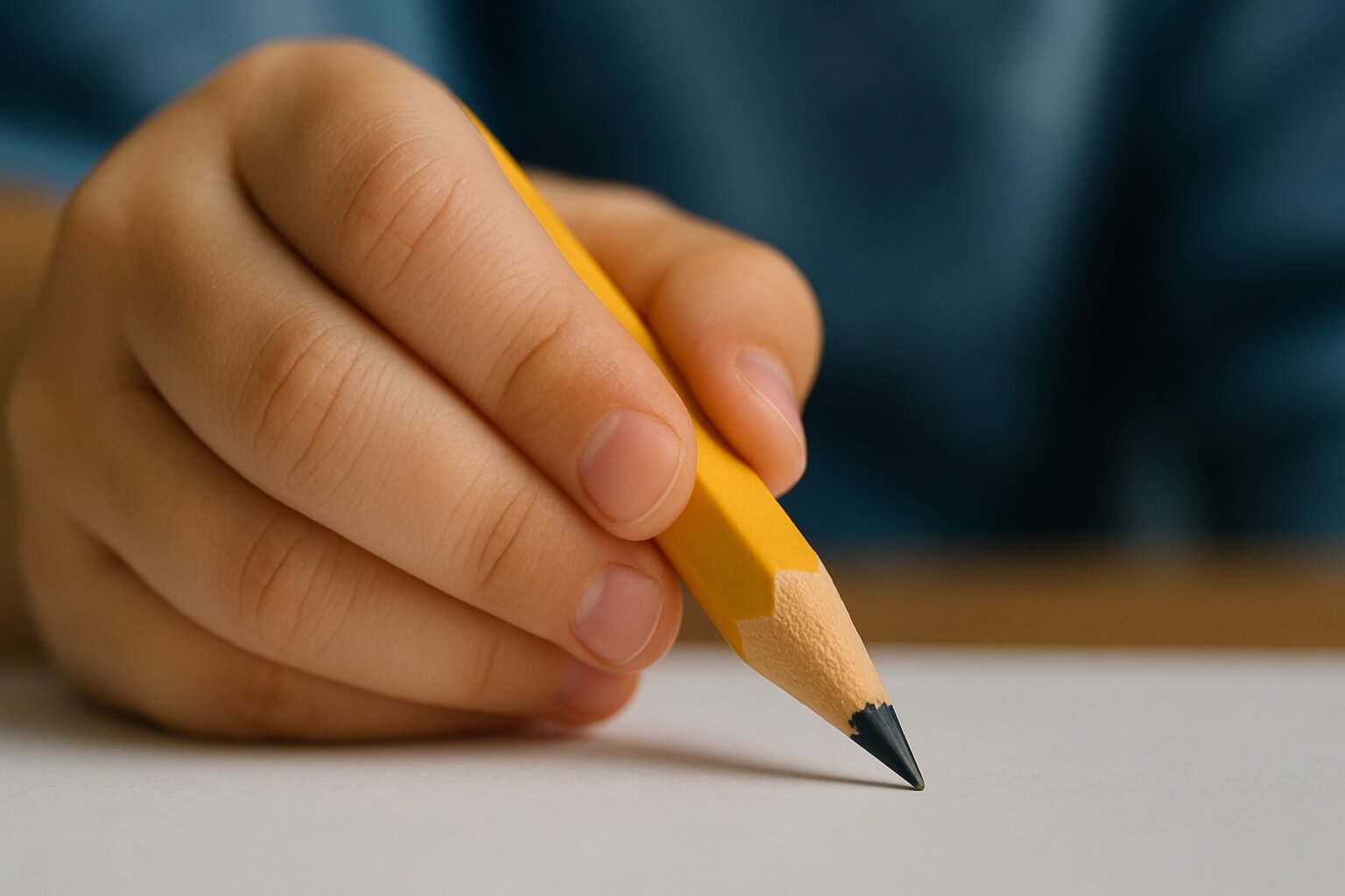 Почему форма карандаша шестигранная. Очень важно, чтобы карандаш было удобно держать в руке, особенно детям. Фото.