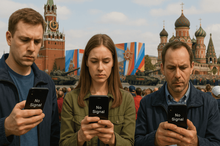 Парад Победы: отключают ли интернет в других городах России? А также сигнал глушат, когда когда приезжают высокопоставленные гости или проходят международные саммиты. Фото.