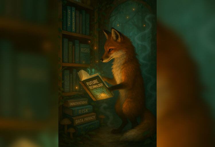 Как узнать свое тотемное животное. Мое тотемное животное — лиса в окружении книг. Фото.
