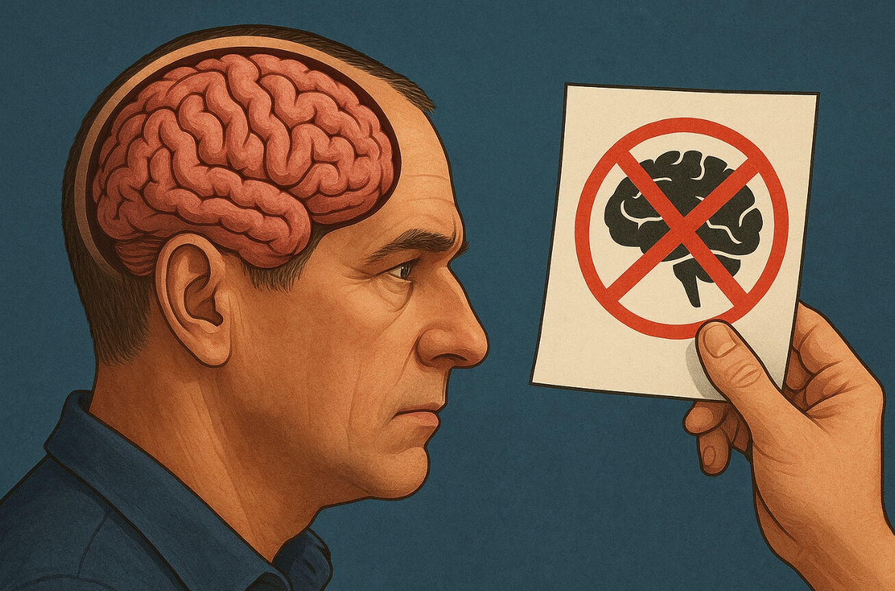 Из-за особенностей работы мозга, мы часто верим в ложную информацию. Фото.