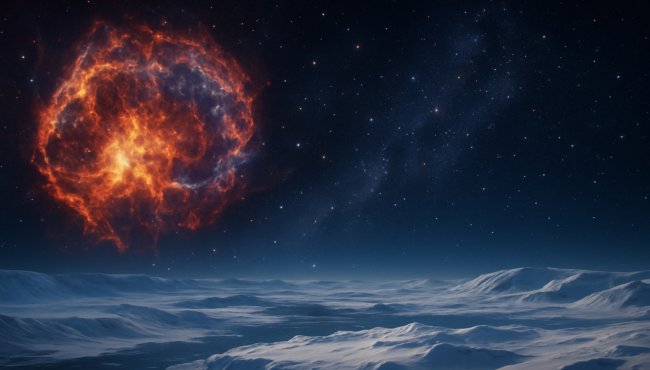 Сверхновая могла стать причиной ледникового периода на Земле — повторится ли эта ситуация? Фото.