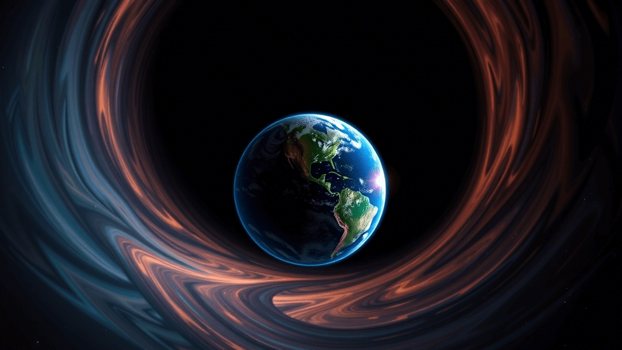 Квантовая физика, червоточины и множественные Вселенные. Возможно, Земля находится внутри черной дыры. Фото.