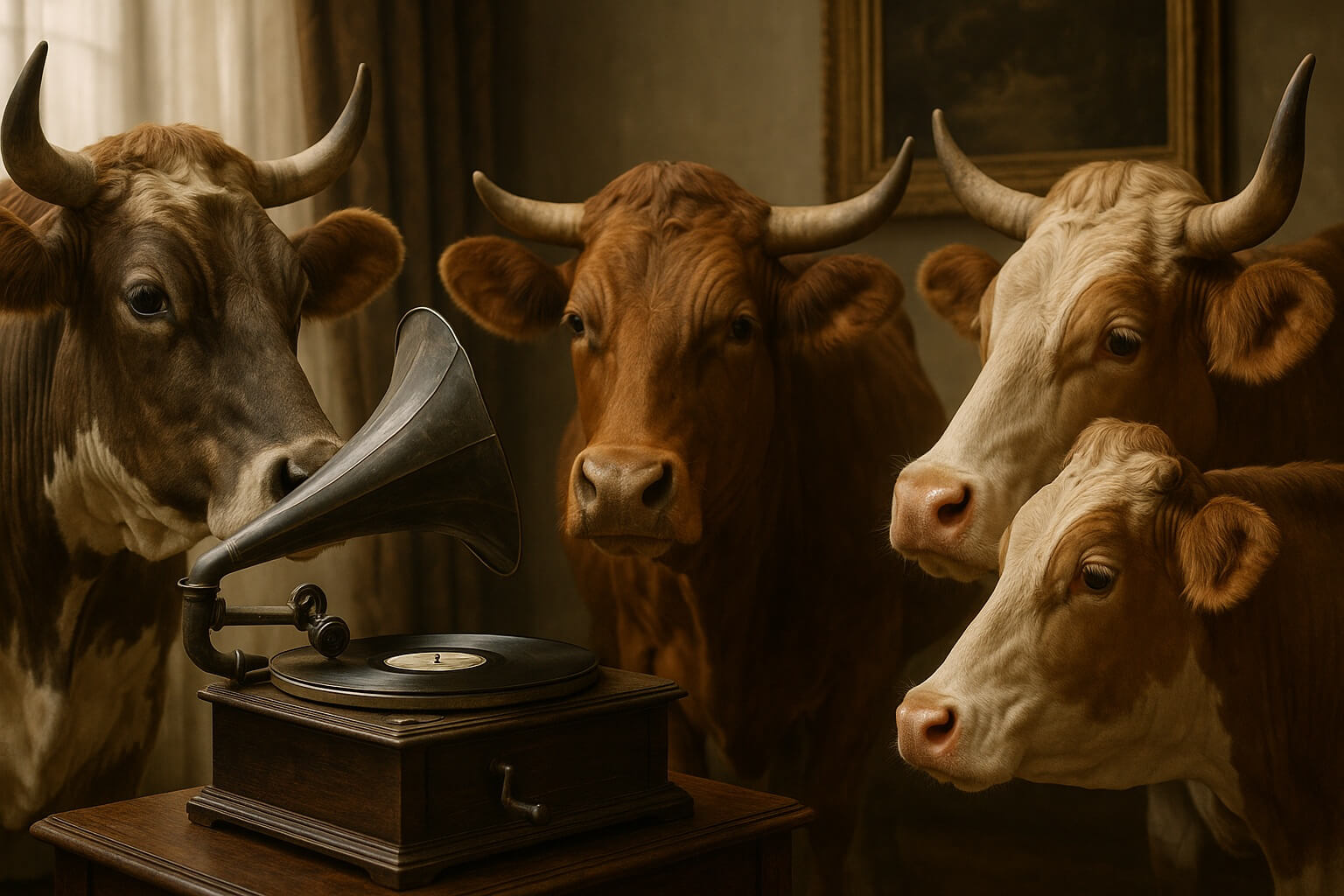 Почему коровы дают больше молока под классическую музыку ? Классическая музыка хорошо влияет как на людей, так и на животных — это доказано наукой. Фото.