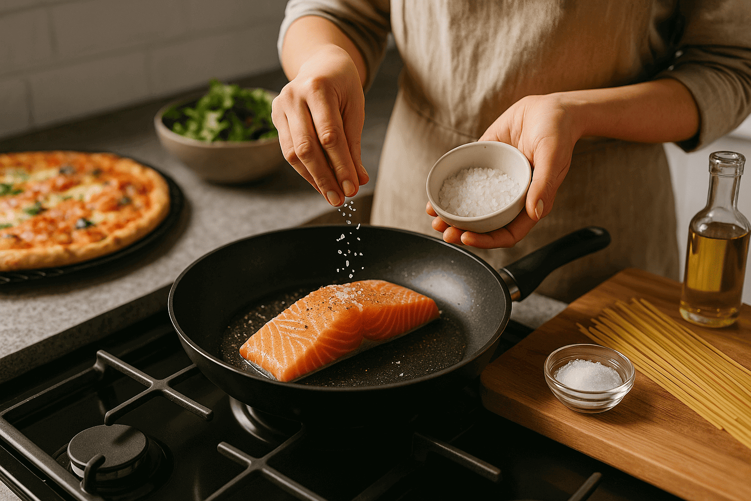 Чем отличается вкус и где какую соль использовать. В плане пользы в соли нет разницы, а вот в кулинарии — другое дело. Фото.