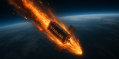Почему спутники Starlink начали массово ломаться — ученые дали неожиданное объяснение. Фото.