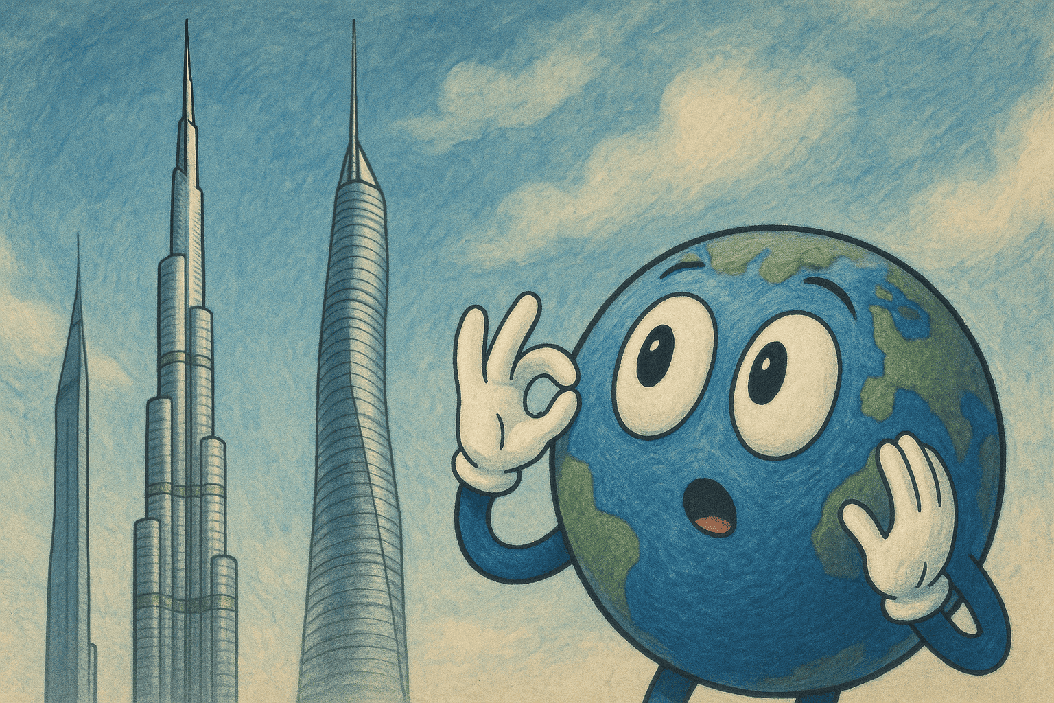 Самое высокое здание в мире: где оно находится и как выглядит? Пока что самое высокое здание в мире — Бурдж-Халифа, Дубай, но есть претенденты на то, чтобы побить рекорд. Фото.