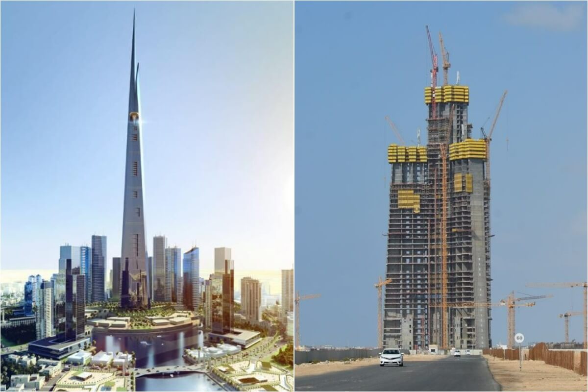 Здания, которые могут побить мировой рекорд. Джидда Тауэр, Саудовская Аравия. Источник изображений: thejeddahtower.org. Фото.