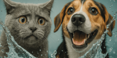 Почему кошки боятся воды, а собаки её любят — причины, о которых мало кто знает. Фото.