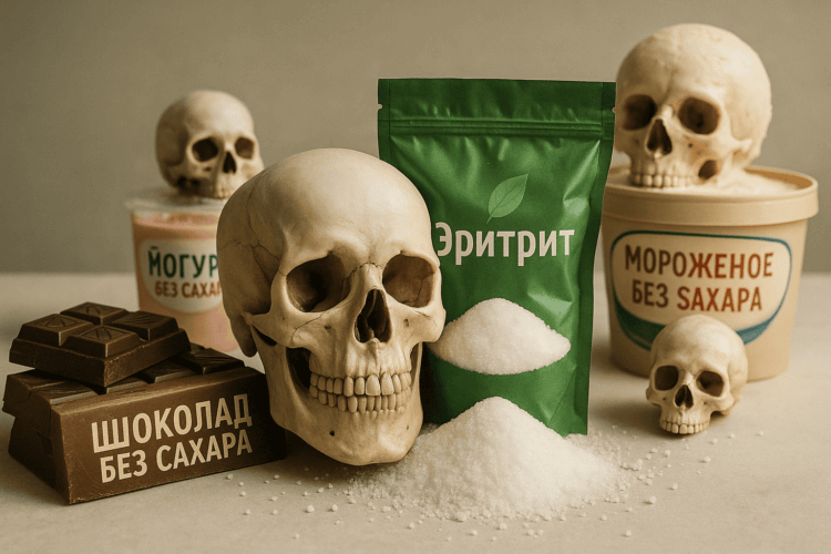 Продукты без сахара: почему они могут быть опаснее обычных сладостей. Ингредиент, содержащийся в популярных низкокалорийных продуктах питания, может повысить риск инсульта! Вот почему стоит опасаться продуктов с сахарозаменителем. Фото.