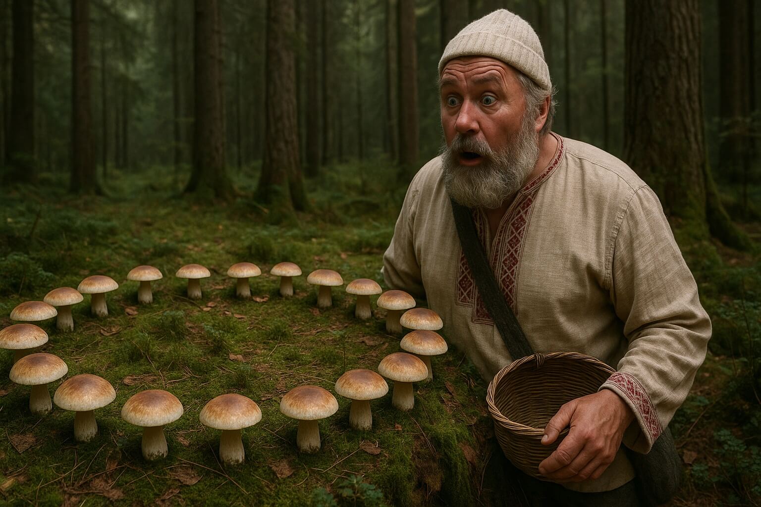 В легендах считалось, что, если войти в ведьмин круг, можно потерять рассудок. Фото.