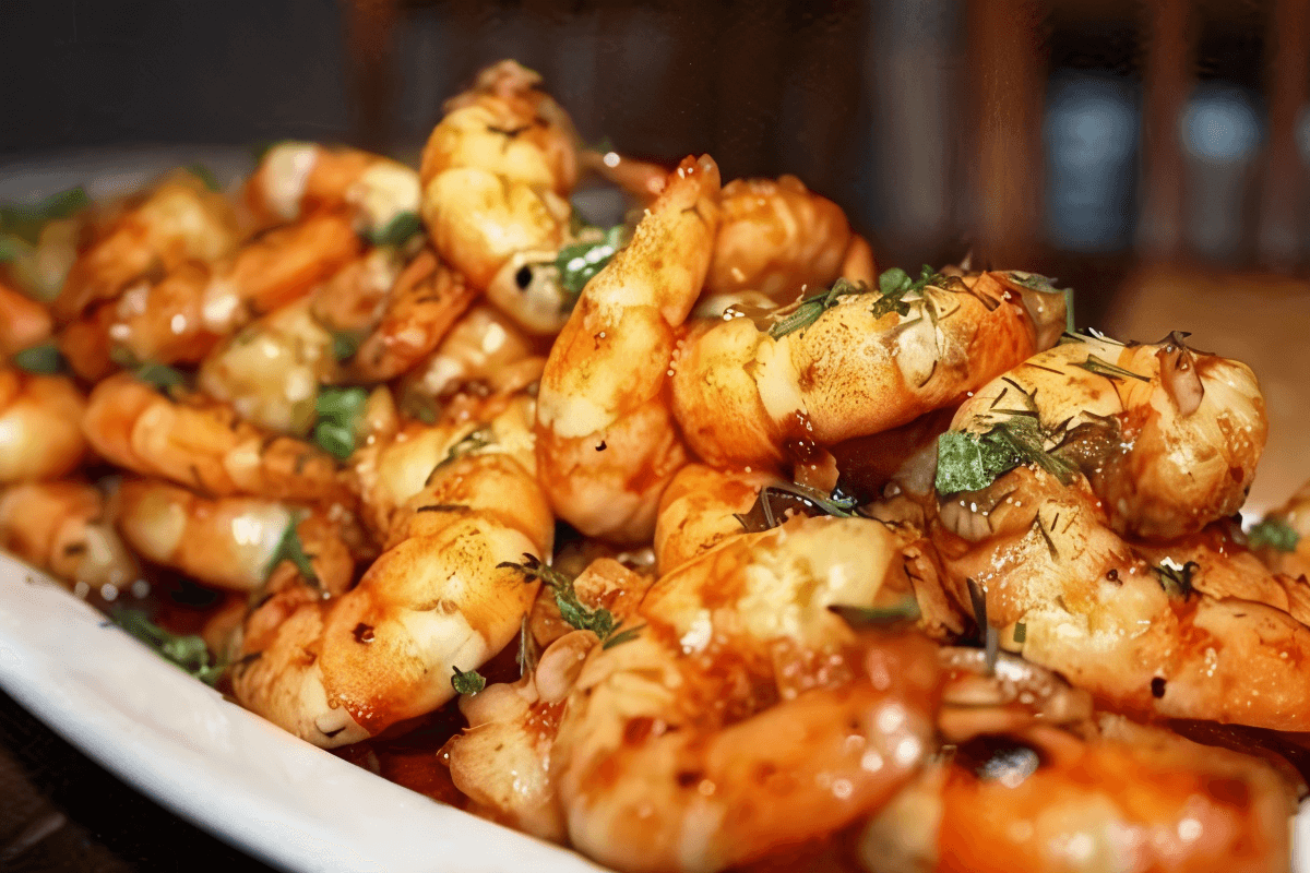 Креветки в чесночном соусе можно обжарить или запечь. Источник: eda.ru. Фото.