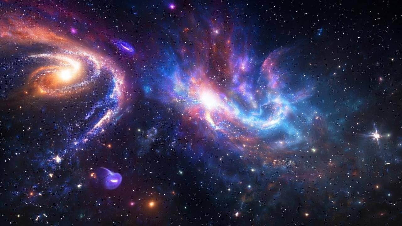 Что могут подтвердить наблюдения. В какой-то момент, когда темная энергия ослабнет, вселенная может схлопнуться. Фото.