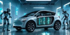 Новые батареи с огнетушителями внутри сделают электромобили действительно безопасными. Фото.