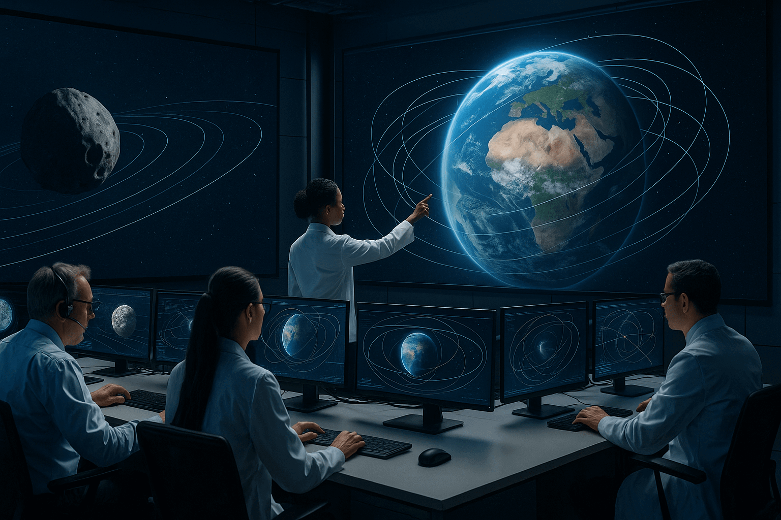 Как учёные находят опасные астероиды и следят за ними. Учёные работают над возможными способами защитить нашу планету, есть целый ряд потенциальных решений, и одно из них даже было успешно протестировано. Фото.