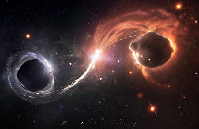 Прямо сейчас происходит самое массивное слияние черных дыр в истории. Что это значит для науки. Фото.