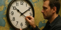 Может ли страна резко сменить часовой пояс по своему решению? Фото.